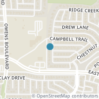 Map location of 2013 Brandeis Drive, Richardson, TX 75082
