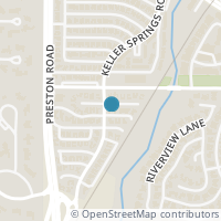 Map location of 6022 Blue Mist Lane, Dallas, TX 75248