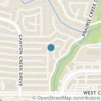Map location of 9 Pebblebrook Circle, Richardson, TX 75080