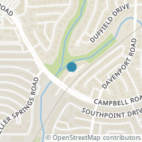 Map location of 6315 Campbell Road #106, Dallas, TX 75248
