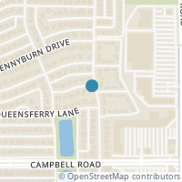 Map location of 7712 Turnberry Lane, Dallas, TX 75248