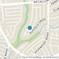 Map location of 17134 Earthwind Dr, Dallas TX 75248