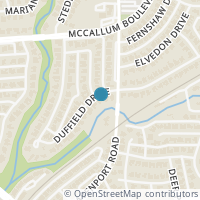 Map location of 6502 Duffield Dr, Dallas TX 75248