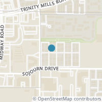 Map location of 17072 Knots Landing, Addison, TX 75001