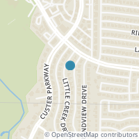 Map location of 2516 Little Creek Dr, Richardson TX 75080