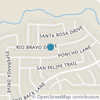 Map location of 813 Rio Bravo Drive, Fort Worth, TX 76052
