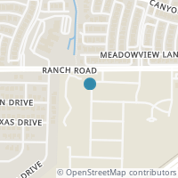 Map location of 7413 Bronco Bluff, Sachse, TX 75048