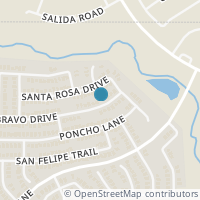 Map location of 620 Rio Bravo Drive, Fort Worth, TX 76052