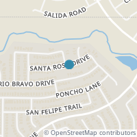 Map location of 737 Santa Rosa Drive, Fort Worth, TX 76052