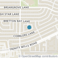 Map location of 4214 Bretton Bay Cir, Dallas TX 75287