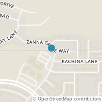 Map location of 1349 Zanna Grace Way, Fort Worth, TX 76052