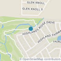 Map location of 514 Highland Ridge Drive, Wylie, TX 75098