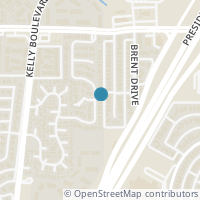 Map location of 3032 Renaissance Drive, Dallas, TX 75287