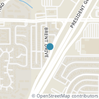Map location of 17826 Brent Drive, Dallas, TX 75287