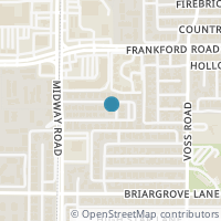 Map location of 18040 Midway Road #101, Dallas, TX 75287