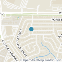 Map location of 2802 Valley Ridge Drive, Richardson, TX 75080