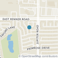 Map location of 3206 Wareham Circle, Richardson, TX 75082