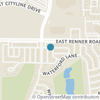 Map location of 3211 Westgate Lane, Richardson, TX 75082