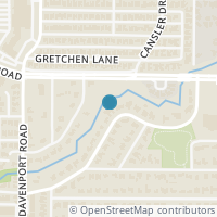 Map location of 7125 Winding Creek Road, Dallas, TX 75252