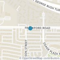 Map location of 7507 Aberdon Road, Dallas, TX 75252
