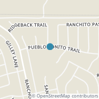 Map location of 533 Pueblo Bonito Trail, Fort Worth, TX 76052