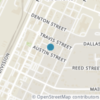 Map location of 302 N Pine Street, Roanoke, TX 76262