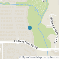 Map location of 18736 Wainsborough Lane, Dallas, TX 75287