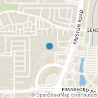 Map location of 6210 Cambridge Gate Drive, Dallas, TX 75252