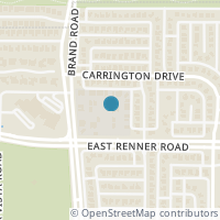 Map location of 5433 Caine Road, Richardson, TX 75082