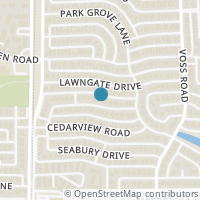 Map location of 4103 Kentshire Ln, Dallas TX 75287