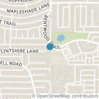 Map location of 5926 Flintshire Lane, Dallas, TX 75252