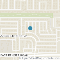 Map location of 3807 Aberdeen Court, Richardson, TX 75082