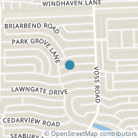 Map location of 4219 Timberglen Rd, Dallas TX 75287
