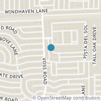 Map location of 4228 S Capistrano Drive, Dallas, TX 75287