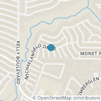 Map location of 2703 Van Gogh Place, Dallas, TX 75287