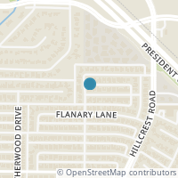 Map location of 6703 Summer Meadow Lane, Dallas, TX 75252