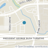Map location of 1401 Alberti Avenue, Plano, TX 75075