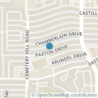 Map location of 1817 Paxton Drive, Carrollton, TX 75007
