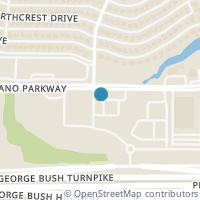Map location of 621 Arapaho Dr, Plano TX 75075