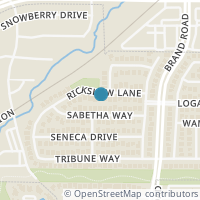 Map location of 5628 Rickshaw Lane, Plano, TX 75094