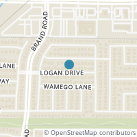 Map location of 5901 Logan Drive, Plano, TX 75094