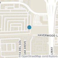 Map location of 18908 Whitewater Lane, Dallas, TX 75287
