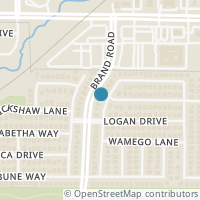 Map location of 1133 Nickerson Lane, Plano, TX 75094