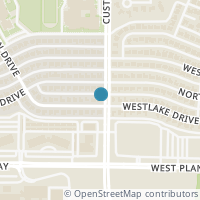 Map location of 2101 Westlake Drive, Plano, TX 75075