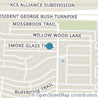 Map location of 5930 Smoke Glass Trail, Dallas, TX 75252