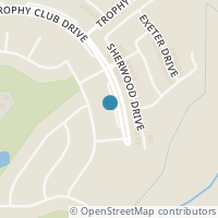 Map location of 2808 Trophy Club Drive, Trophy Club, TX 76262