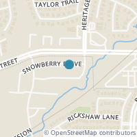 Map location of 5612 Snowberry Dr, Plano TX 75094