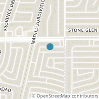 Map location of 3460 Livingston Lane, Carrollton, TX 75007