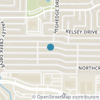 Map location of 2605 Westridge Drive, Plano, TX 75075