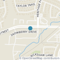 Map location of 5609 Snowberry, Plano, TX 75094